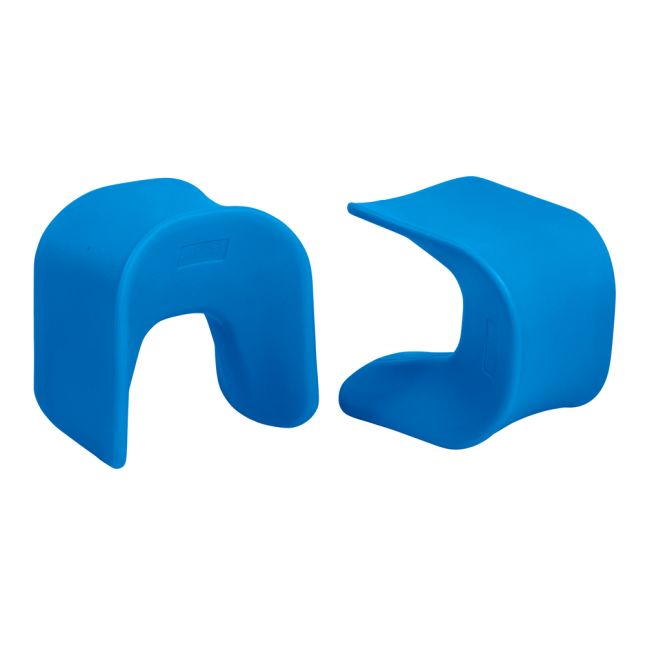 14" Wave Stool 2 Pack - Blue