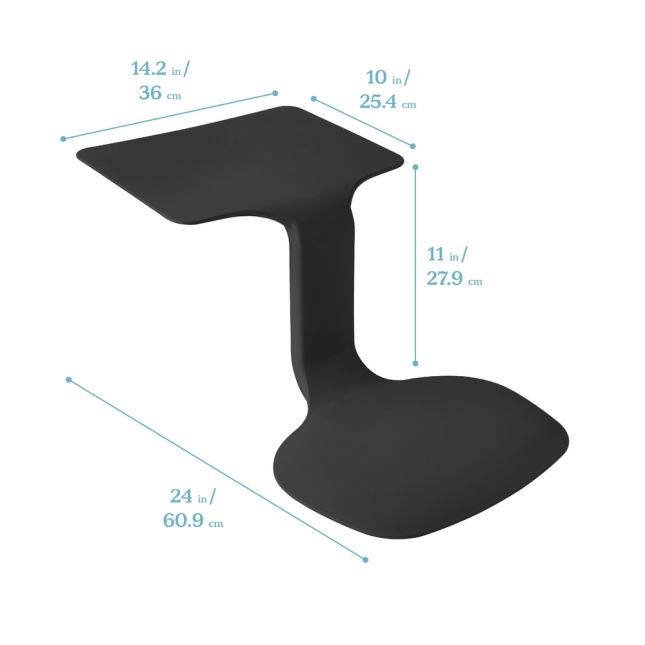 Surf Chair with Cushion - Black