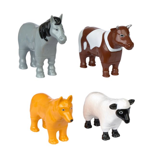 Magnetic Mix or Match Farm Animals – 4-Piece Magnetic Animal Set