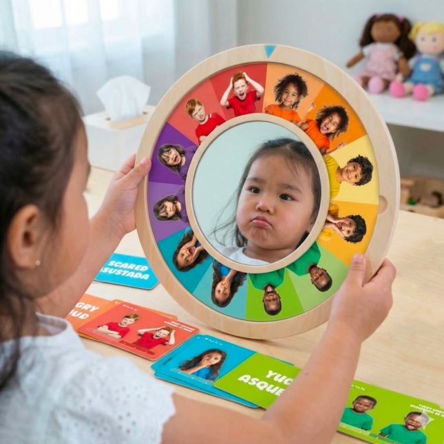 Emotions Mirror - 12 emotions, 6 cards