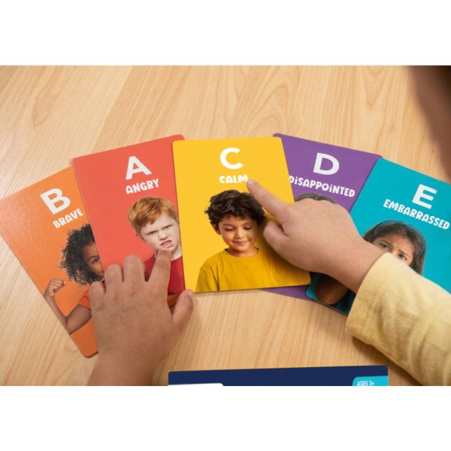 Jumbo ABC Emotion Cards - Expressions Set of 30