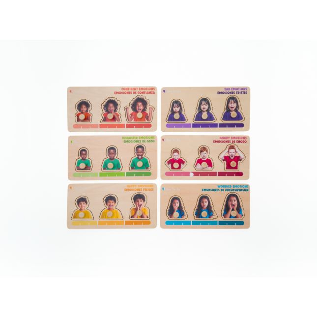 My Emotions Peg Puzzles - Set of 6