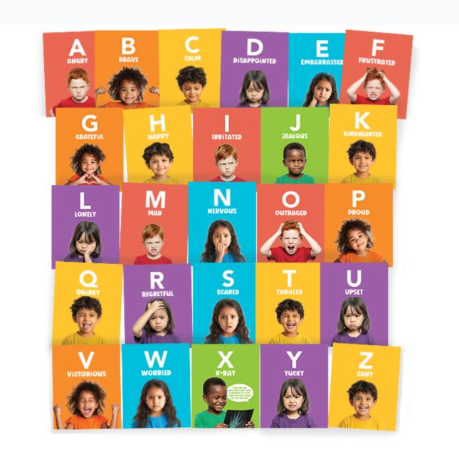 ABC Emotions Posters Pack - 1 poster, 26 large cards