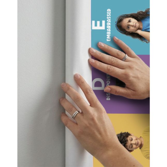 Large ABC Emotions Door Poster