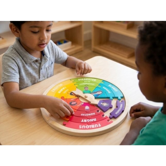 My Emotions Wheel Puzzle - 24pcs