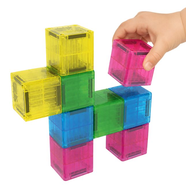 MAGNA-TILES® microMAGS Cubes - 9 pieces