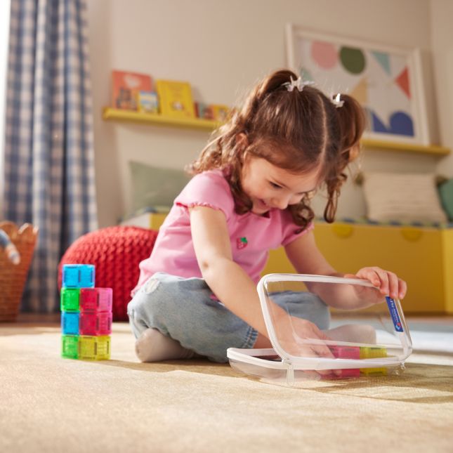 MAGNA-TILES® microMAGS Cubes - 9 pieces
