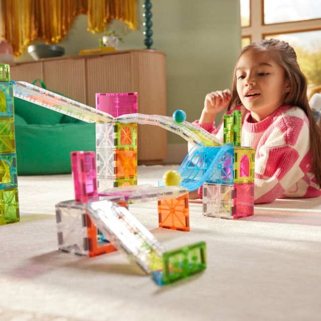 MAGNA-TILES® Rail Racers Max - 80 pieces