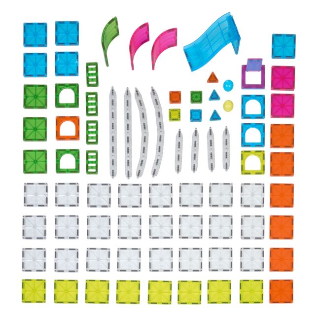 MAGNA-TILES® Rail Racers Max - 80 pieces