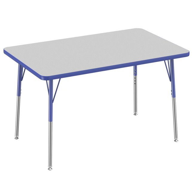 30" x 48" Rectangle Activity Table with Adjustable