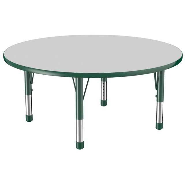 48" Round Activity Table with Adjustable Chunky Legs