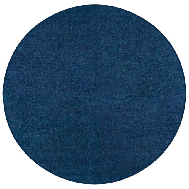 Mt. St. Helens Marine Navy Oval Solid Carpet
