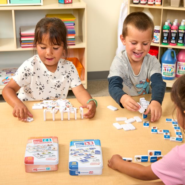 First Words and Rhyming Dominoes - 56 pieces