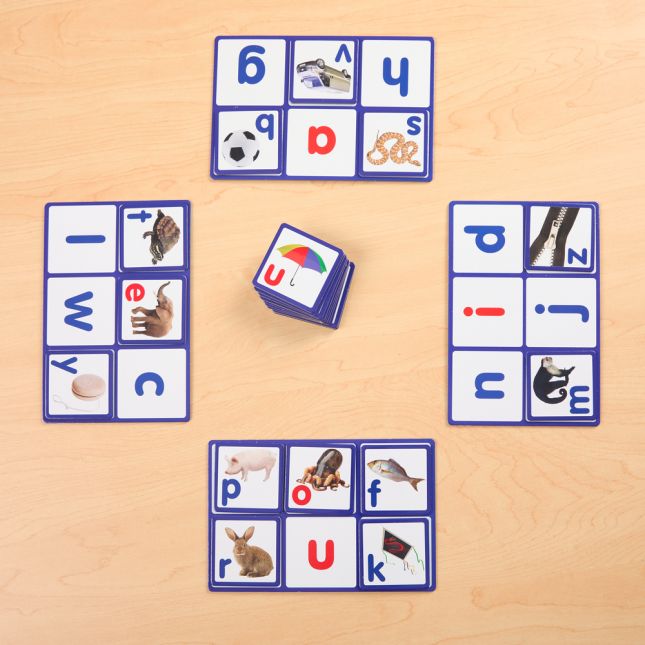Alphabet Bingo - 4 boards 24 cards