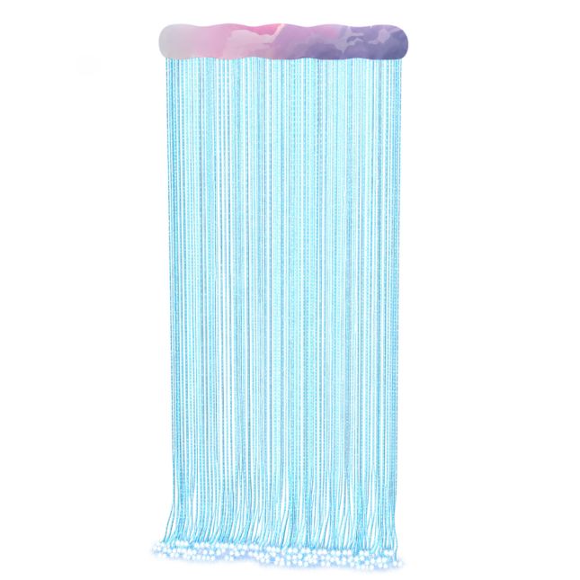 50 Strand Fiber Optic Light Curtain - 8 Color Settings