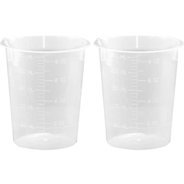 250 mL Plastic Beakers - 2 beaker