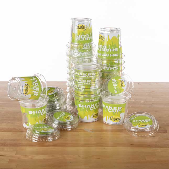 Shaker Slime Cups And Lids - 30 Pack