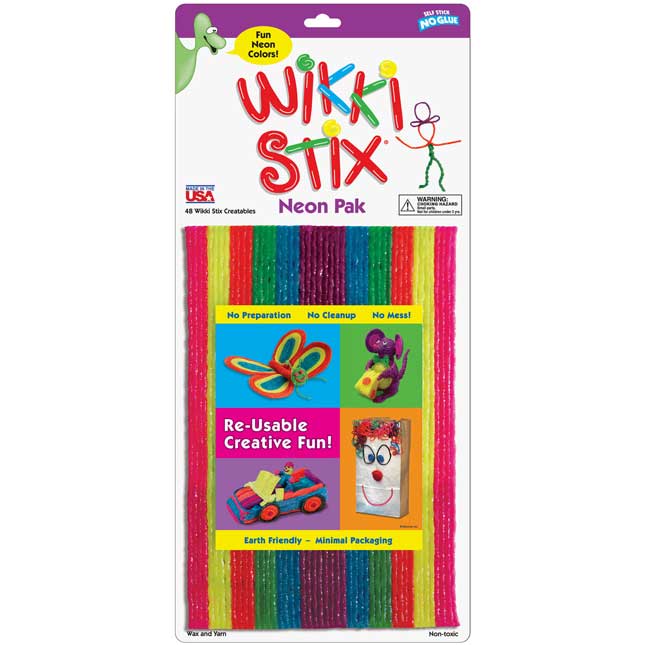 Wikki Stix® Neon Pak - Set Of 3