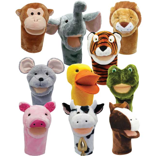 Big Mouth Animal Puppet Set