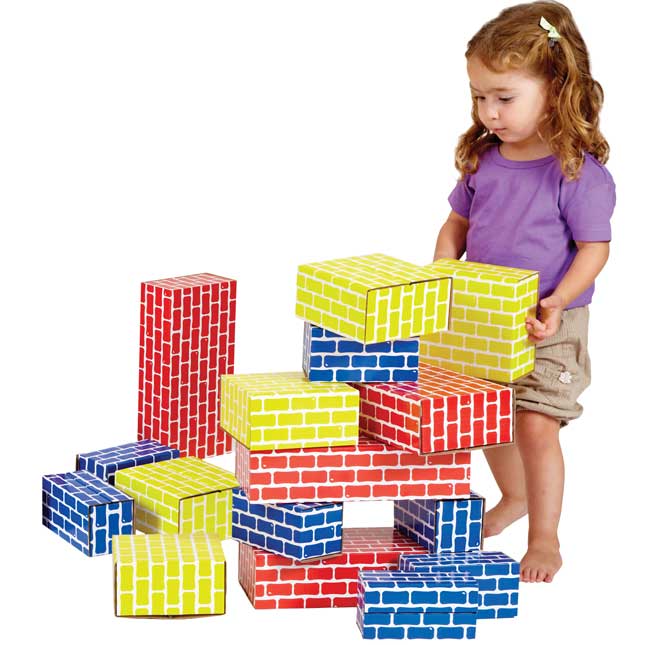 Corrugated Blocks - Set Of 52