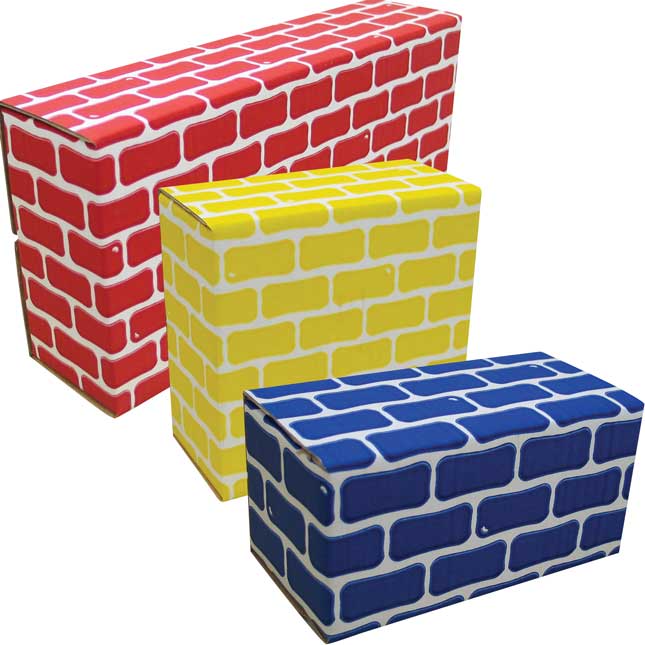 Corrugated Blocks - Set Of 52