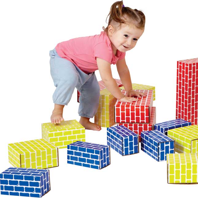 Corrugated Blocks - Set Of 52