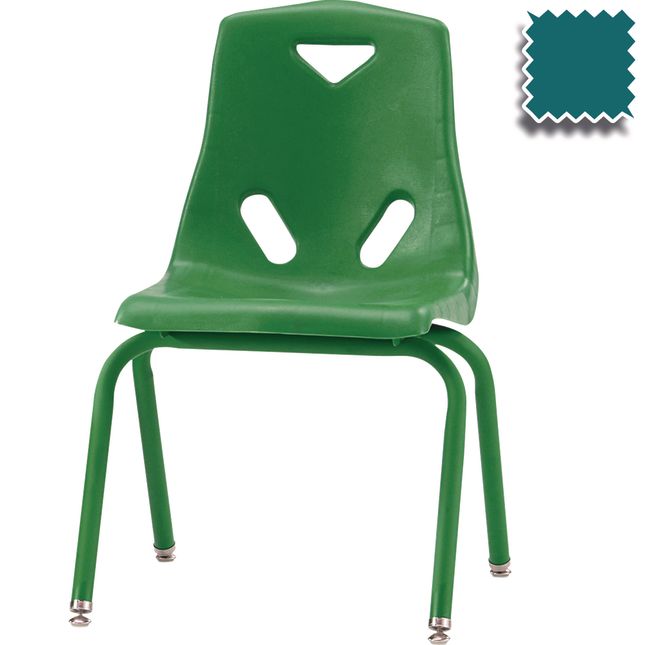 Jonti-Craft® Berries® Stacking Chairs - Powder Coated - 16" Seat Height Set Of 6