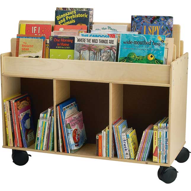 Mobile Book Storage Island