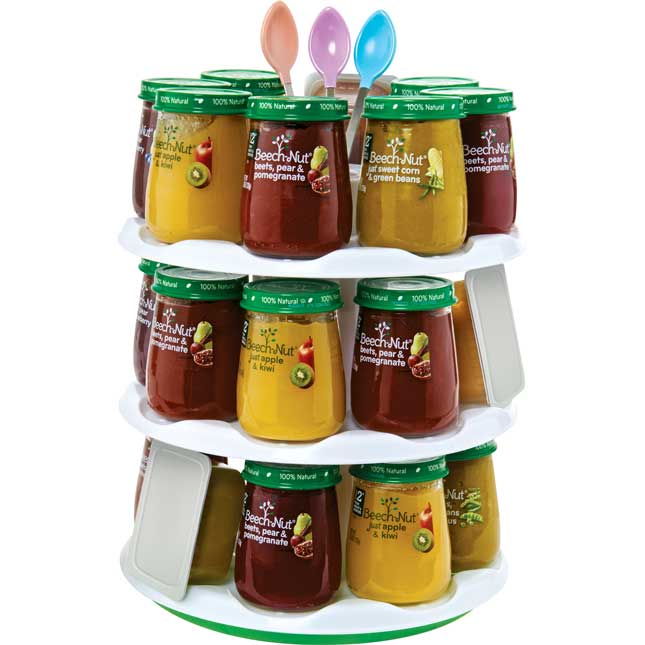 Universal Baby Food Jar Organizer - Green