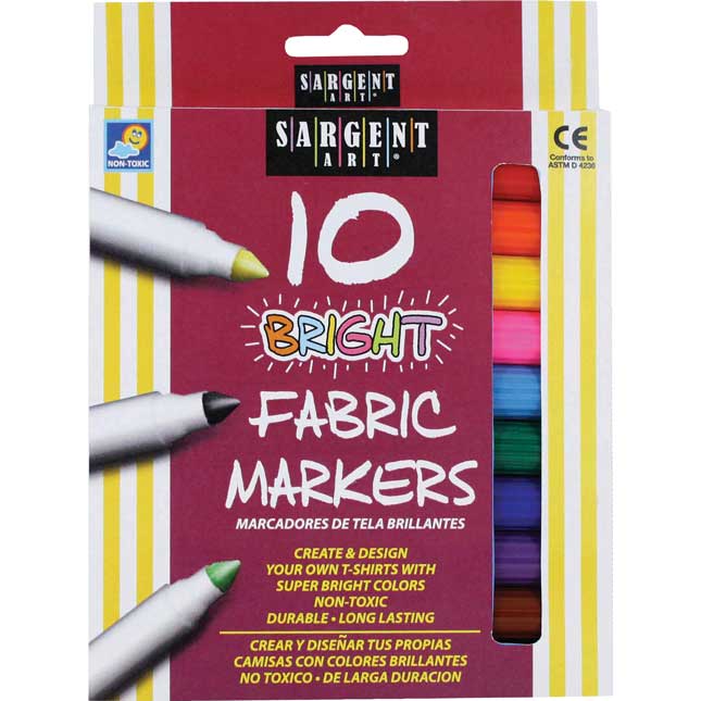 Sargent Art Fabric Markers Set