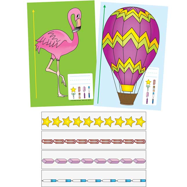 Non-Standard Units Of Measure Activity Cards - 16-piece kit