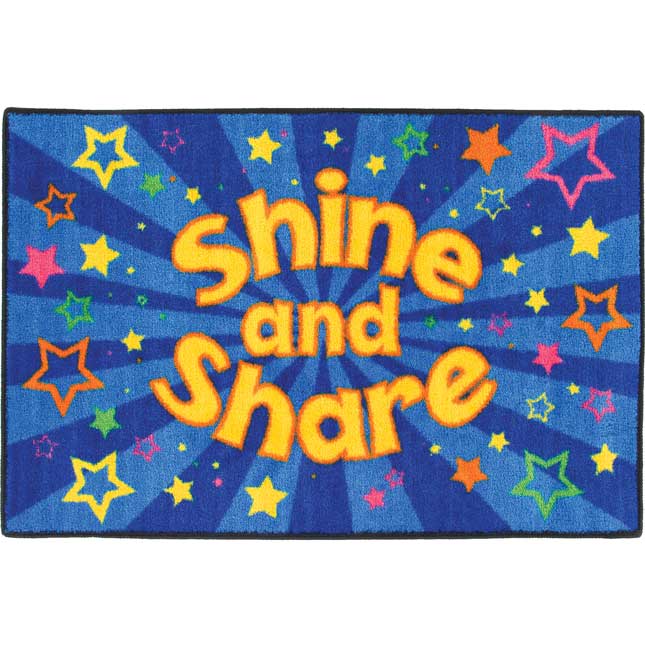 Time To Shine And Share! Rug