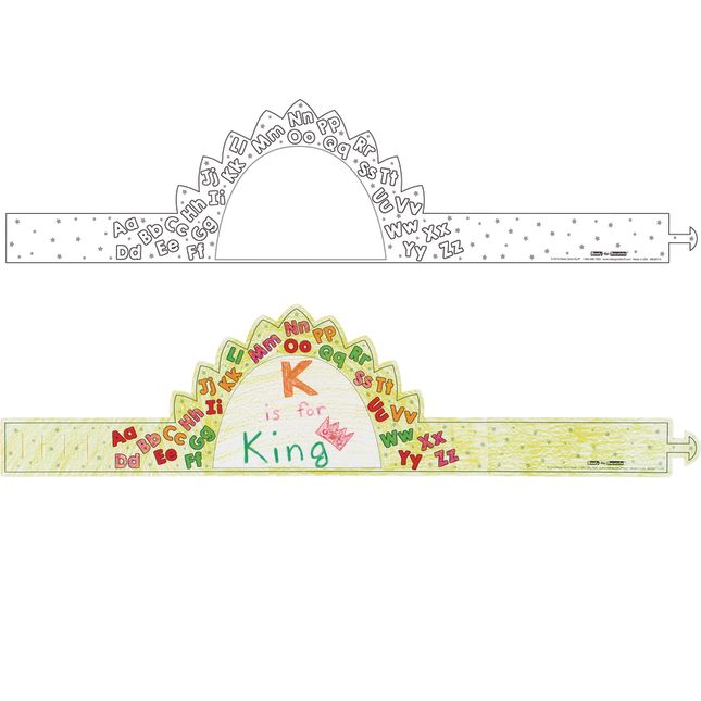 Ready-To-Decorate® Letter Crowns