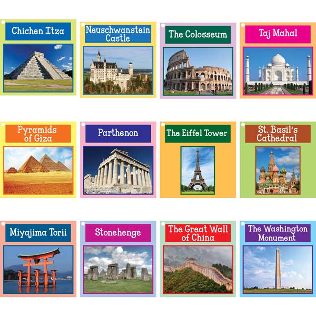 Building Famous Monuments Cards