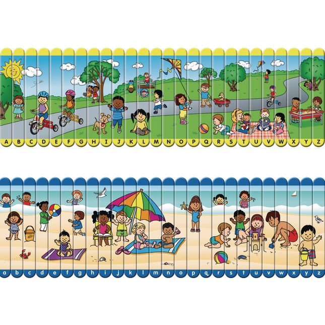 Picture Sticks™ - Alphabet - 2 puzzles, 1