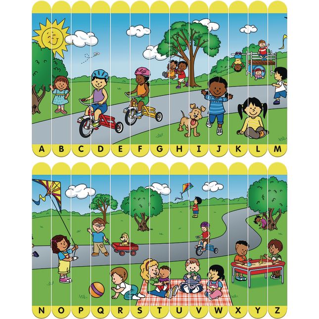 Picture Sticks™ - Alphabet - 2 puzzles, 1 bag