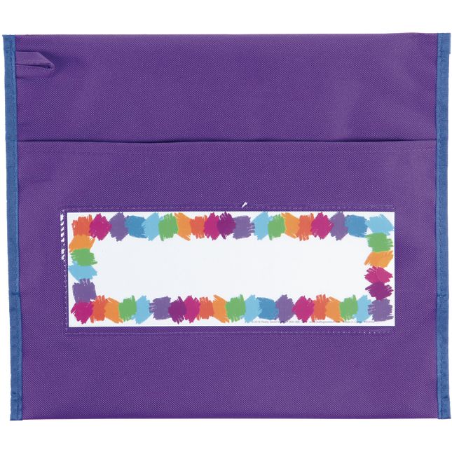 Early Childhood Classic Chair Pockets – Set of 6 – Purple/Blue