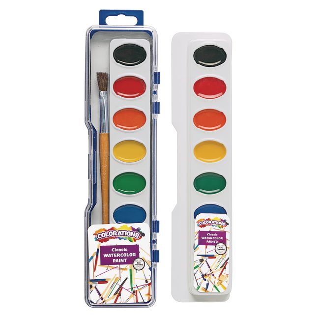 Colorations® Washable Watercolor Paint Classroom Value Pack - 28 Sets, BONUS 13 Refills_3