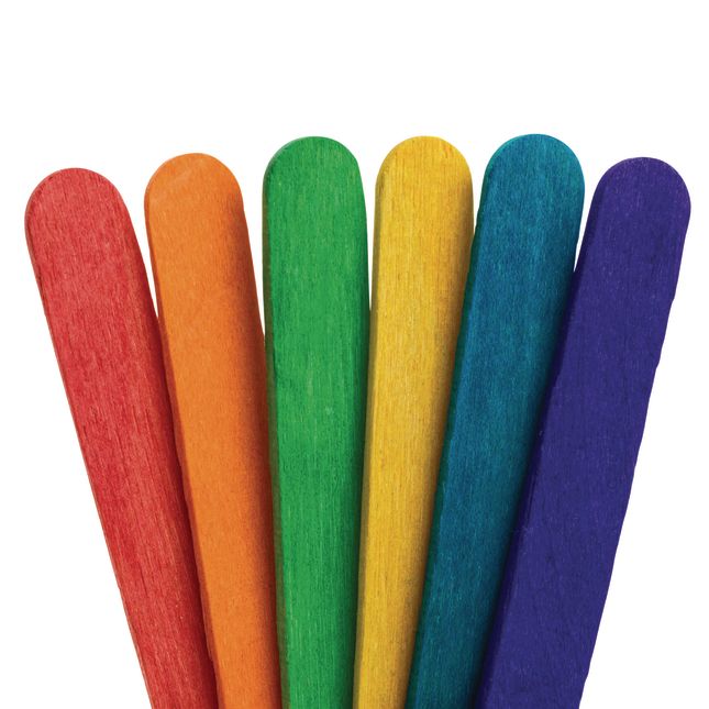 Colorations® Colored Wood Craft Sticks - 1,000 Pieces