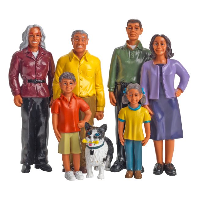 Excellerations® Pretend Play Figures - Extended Hispanic Family_0