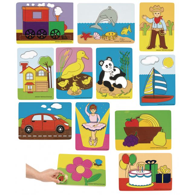 Excellerations® Early Childhood Puzzles - Set Of 12