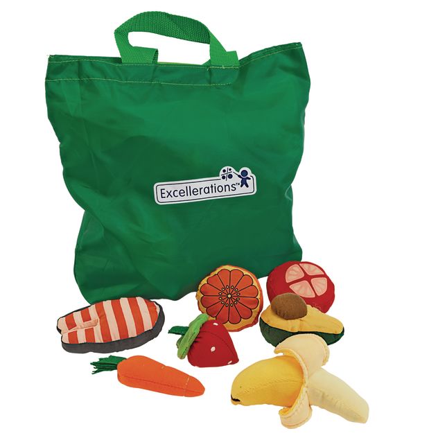 Excellerations® Yummy Plush Play Food 25 Pieces