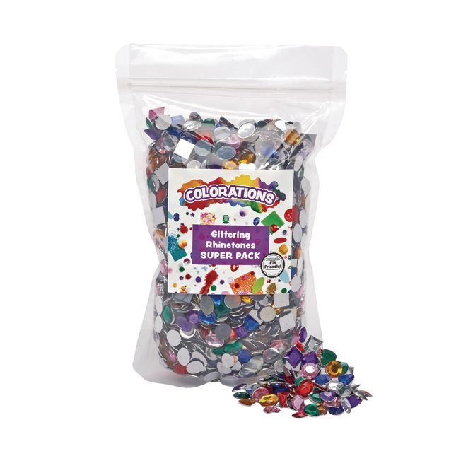 Colorations® Rhinestones Super Pack - 2,000 Pieces