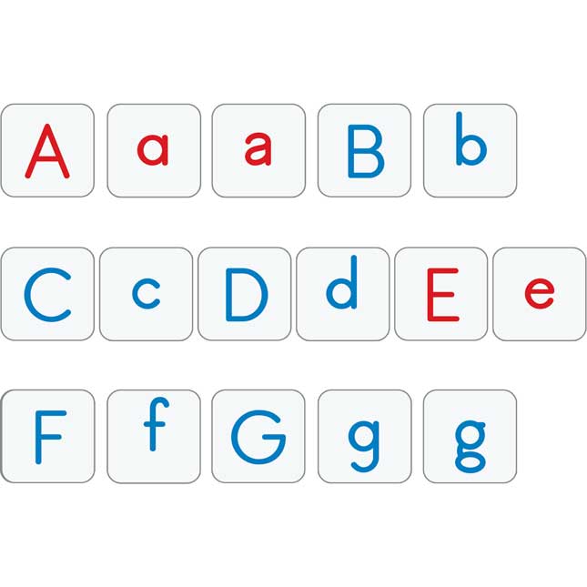 Upper And Lowercase Letter Tiles