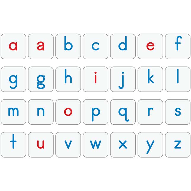 Press-In Letters Traditional Lowercase –