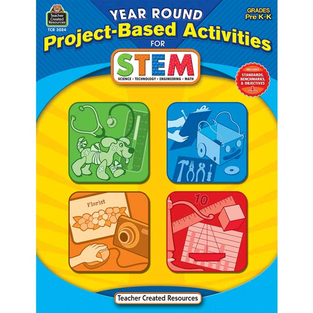 Year Round Project-Based Activities For STEM Book - Grades Pre-K-K