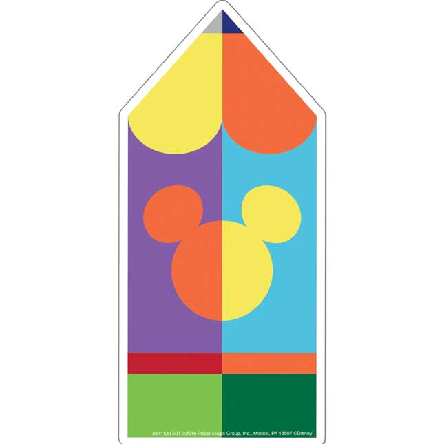 Geo Mickey® Pencil Paper Cutouts