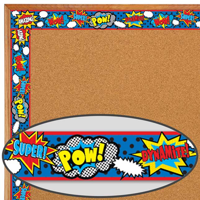 Clingy Thingies® Superhero Border Trim