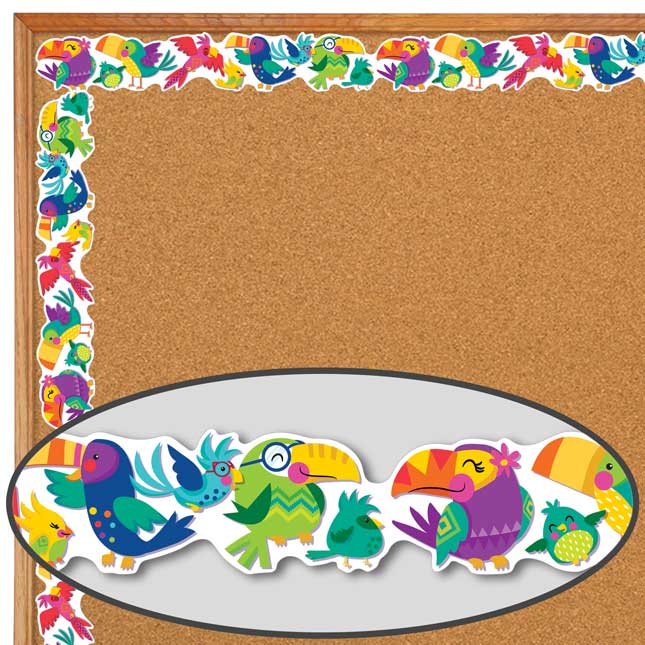 You-Can Toucan Birds Extra-Wide Deco Trim - 1 border trim