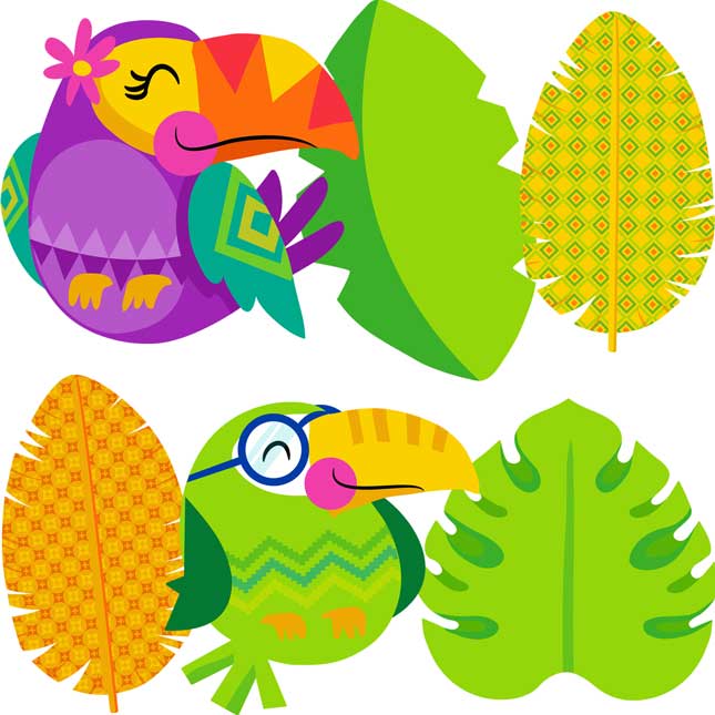 You-Can Toucan Accents Collection - 216 cutouts